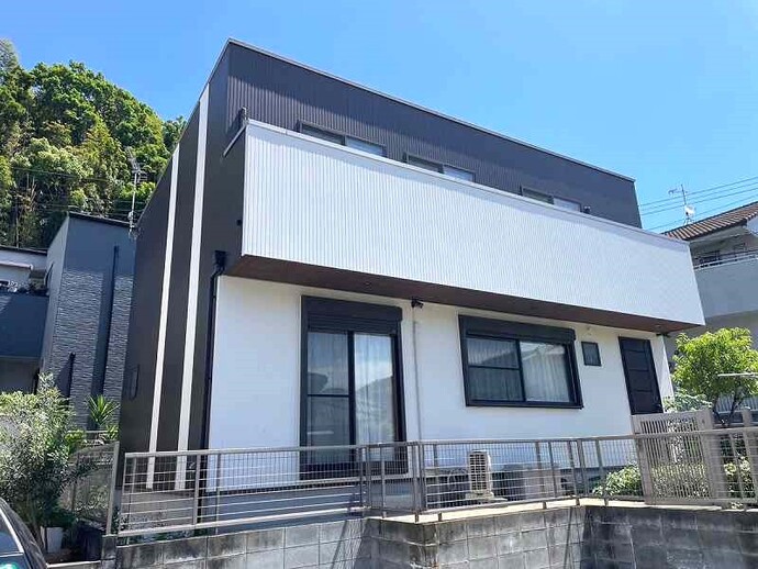 【福岡県太宰府市】K様邸外壁塗装の施工後画像